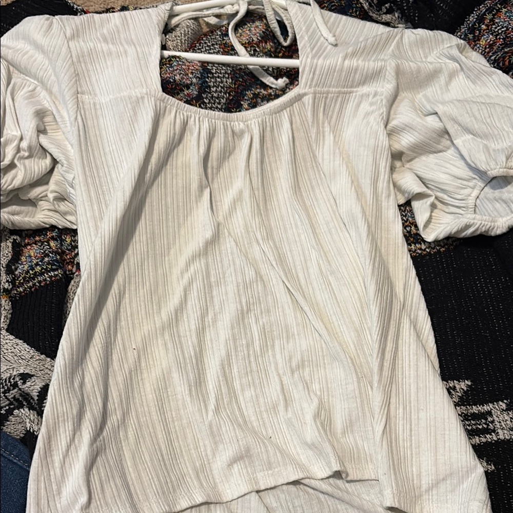 Women's white blouse